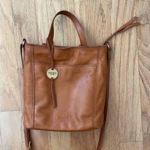 Margot cognac leather purse.